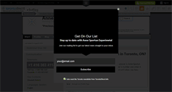 Desktop Screenshot of anne-sportun-experimetal-toronto.torontodirect.info