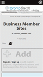 Mobile Screenshot of members.torontodirect.info